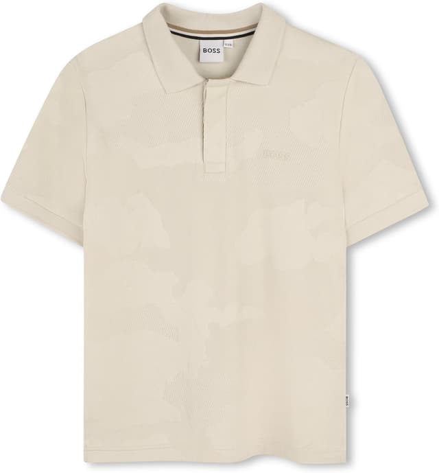 Detalle 2 de BOSS Polo maniche corte cotone