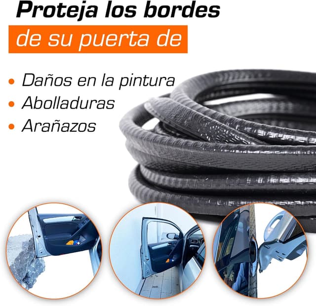 Detalle 2 de Upgrade4cars Protector Puertas Coche 6 Metros