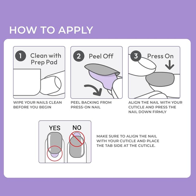 Detalle de KISS imPRESS No Glue Mani Press On Nails (French, Model) in White, Short Squoval—Includes 30 Nails