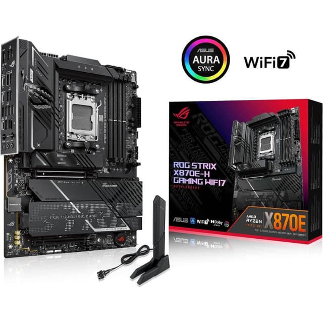 Detalle de ASUS ROG STRIX X870E‑H Gaming WiFi7 placa base