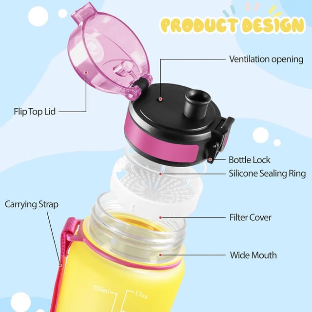 Thumbnail 1 de Mulbijeo Gourde 500Ml pour sport et école