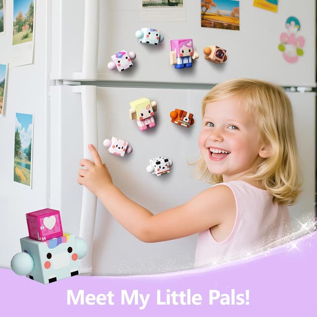 Thumbnail 5 de GobiDex Magnetische Bausteine Figuren 8 Stück