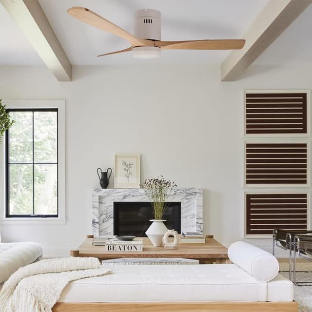 Thumbnail 1 de M Ledme Ventilador de Techo LED 58W Blanco con Control Remoto 🌬