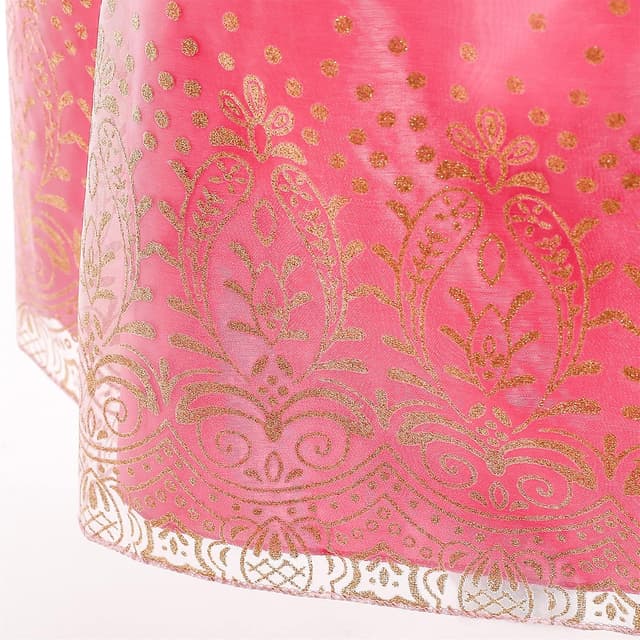 Detalle 2 de Costume da Principessa Aurora per bambine, abito in fantasia per comunione, battesimo, feste e carnevale