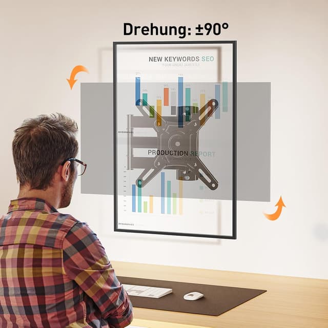 Detalle 2 de ELIVED TV Wandhalterung 14–42 Zoll