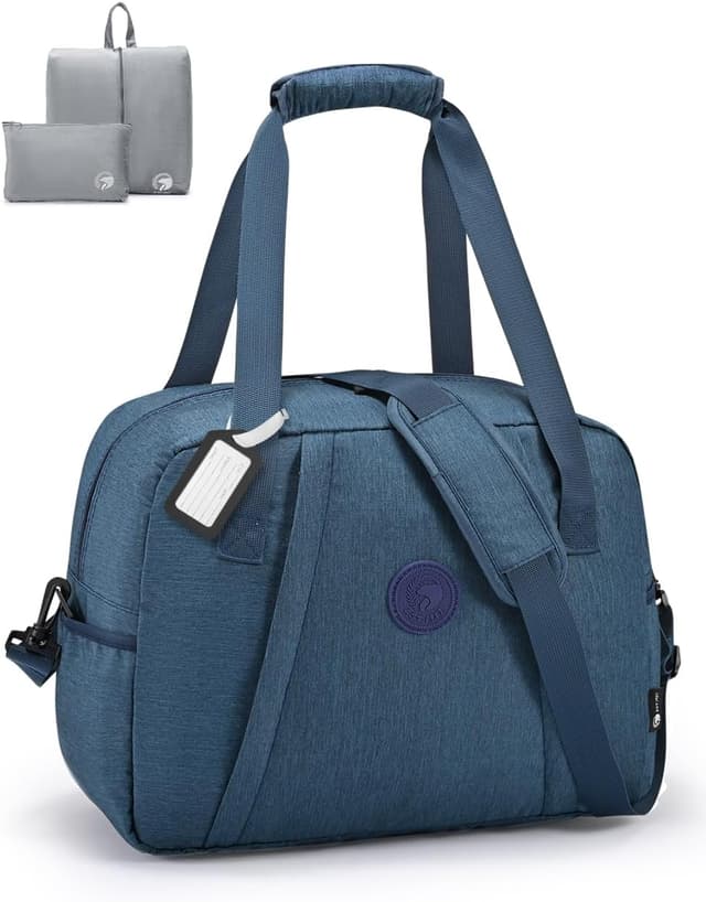 Detalle de BAGZY bagaglio a mano 40x30x20 Wizzair + borsone da viaggio 25L impermeabile, borsa ospedale e palestra