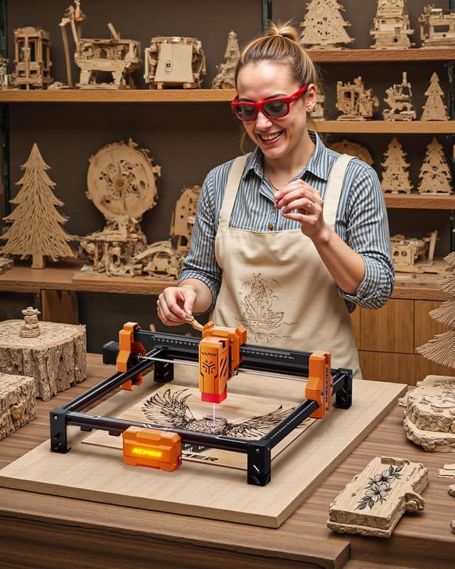 Thumbnail 1 de ACMER S2 4W Laser Graviermaschine 300x300mm