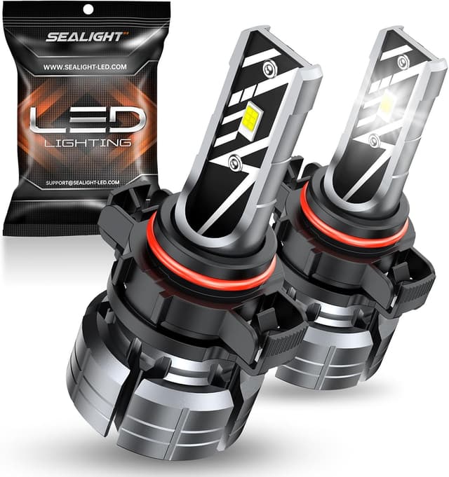 Detalle 2 de SEALIGHT H11 LED Fog Light Bulbs (H11/H16/H8) – 10,000LM, 6000K Cool White, Pack of 2