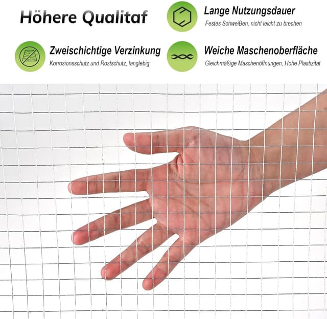 Thumbnail 3 de Cieex Wühlmausgitter 10×0,5m Drahtgitter 0,55 mm 🪤