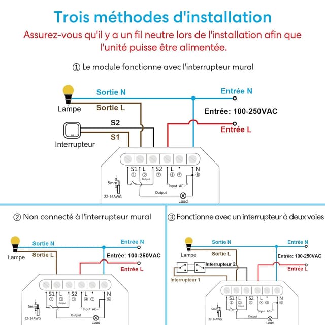 Thumbnail 5 de LoraTap Kit Interrupteur Sans Fil 2500W đ