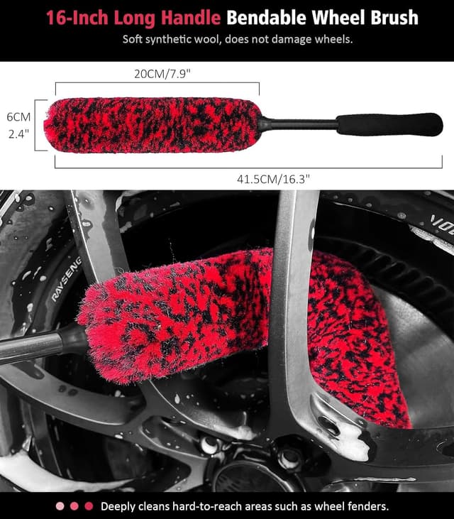 Thumbnail 5 de YeewayVeh 6PCS Motorcycle Cleaning Kit