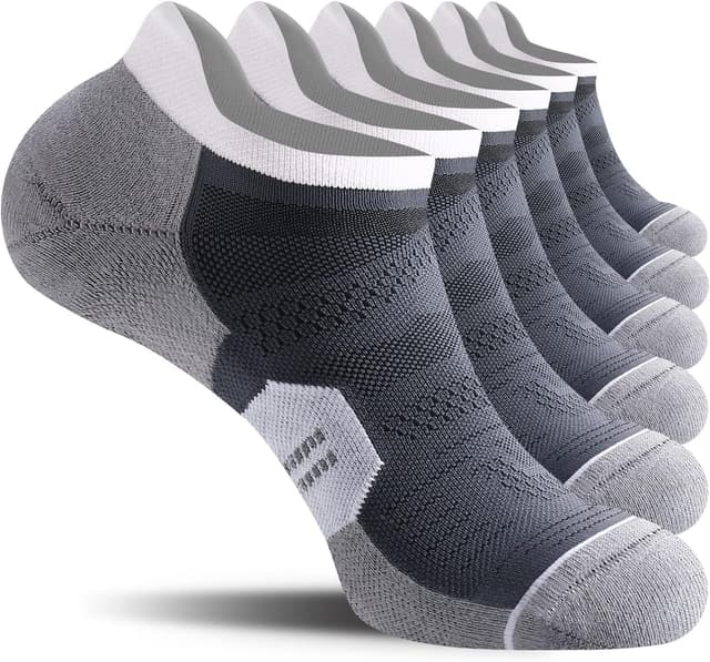 Detalle de CS CELERSPORT Men's Running Ankle Socks 6-pack