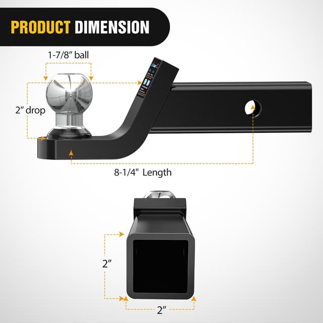 Detalle de Nilight Fusion Trailer Hitch Mount 2-inch