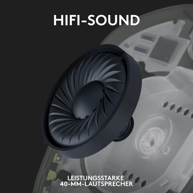 Thumbnail 3 de Logitech G G435 kabelloses Gaming-Headset 18h