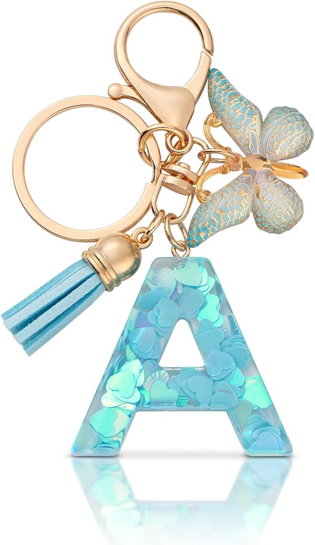 Thumbnail 6 de CHUQING Schlüsselanhänger Buchstabe Mädchen