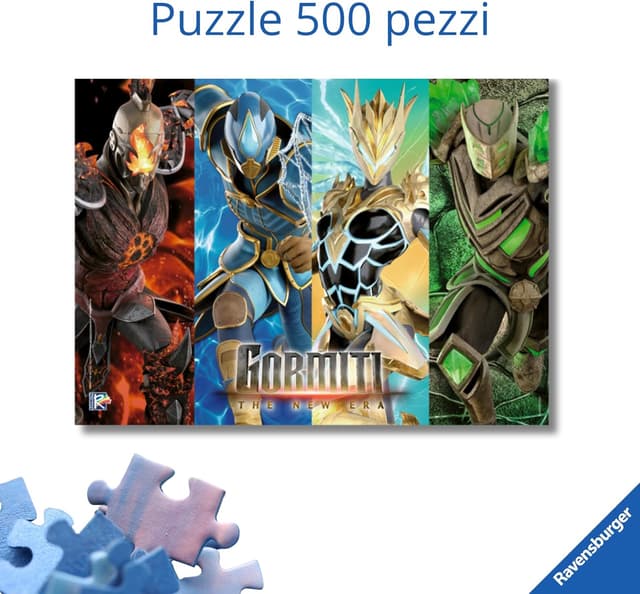 Detalle de Ravensburger Puzzle 500 pezzi Gormiti: The New Era (adulti +14 anni) 49 x 36 cm