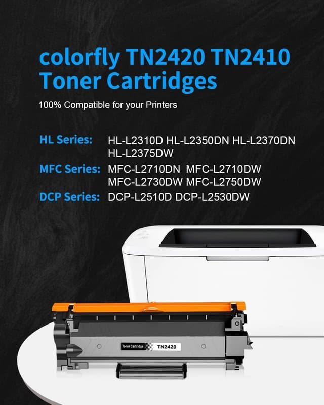 Detalle 2 de Compatible Brother TN2410 TN2420 toner