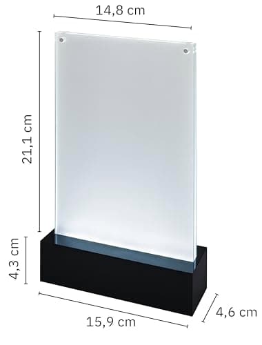 Detalle de Présentoir LED SIGEL TA422 pour A5 ⚡