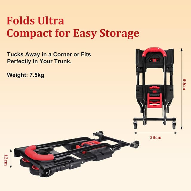 Thumbnail 5 de NiceyCare 2-in-1 Folding Trolley 180 kg capacity 🛒