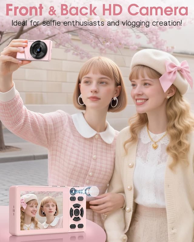 Detalle 2 de Digital Camera 4K 64MP Compact Camera, 32GB