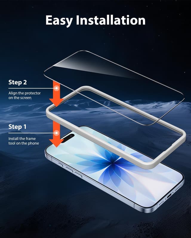 Thumbnail 4 de Mkeke Screen Protector for iPhone 17 6.3"
