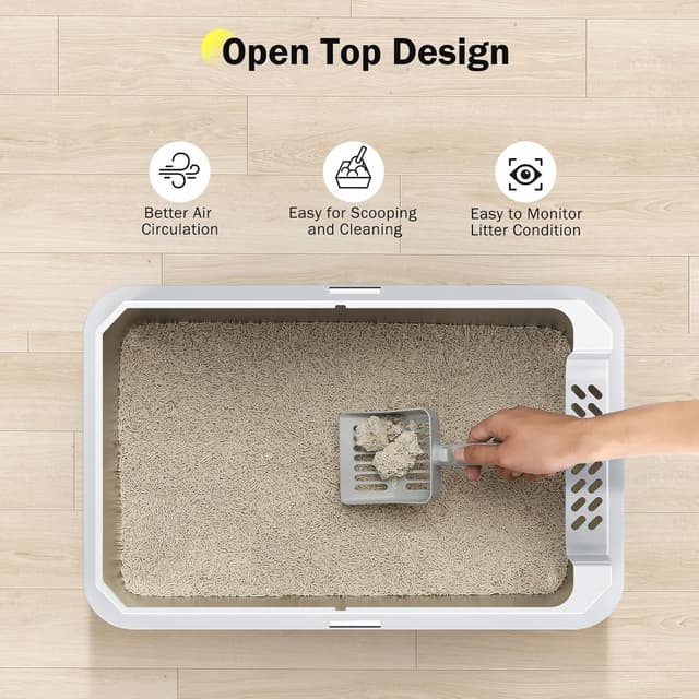 Thumbnail 6 de MIXJOY XL Stainless Steel Cat Litter Tray