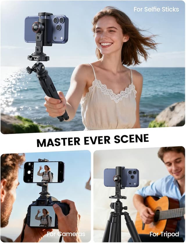 Thumbnail 6 de Lamicall 3‑in‑1 phone tripod mount adapter 🎥