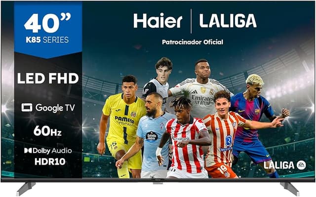 Detalle de Haier H40K85EFX - Smart TV 40" Full HD 🎥, Google Assistant