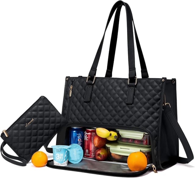 Detalle de LOVEVOOK Laptoptasche 15,6 Zoll Lunchfach
