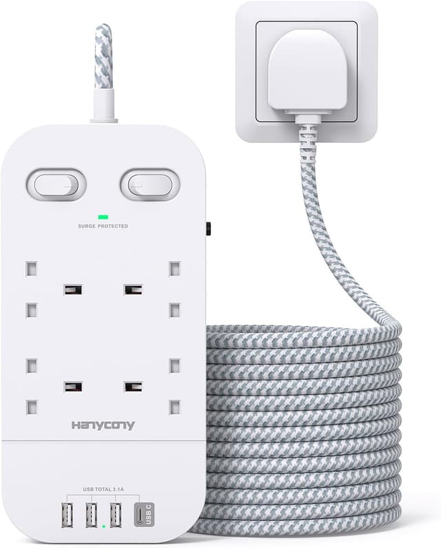 Imagen de Extension Lead with 4 USB Slots en OfertitasTOP