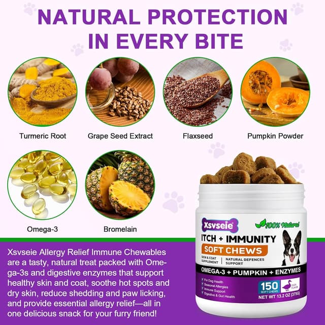 Thumbnail 6 de Dog Allergy Relief Treats 150 unidades