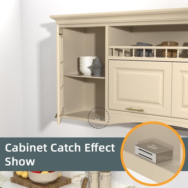 Detalle de Jiayi Calamita porta adesiva magnetica 4 pz con chiusura magnetica per ante e cassetti