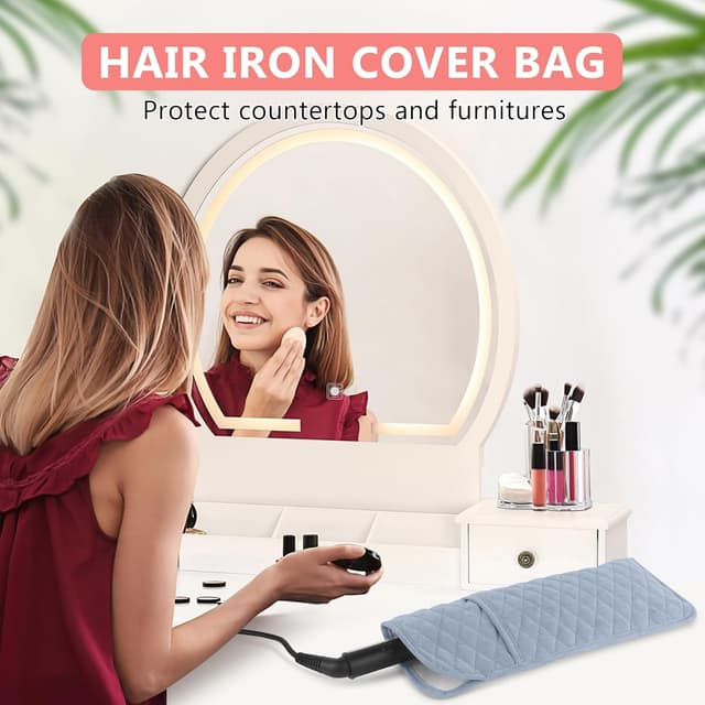 Detalle 2 de WRORUNER Heat Resistant Hair Tools Organizer Bag (13.8" x 5.5")