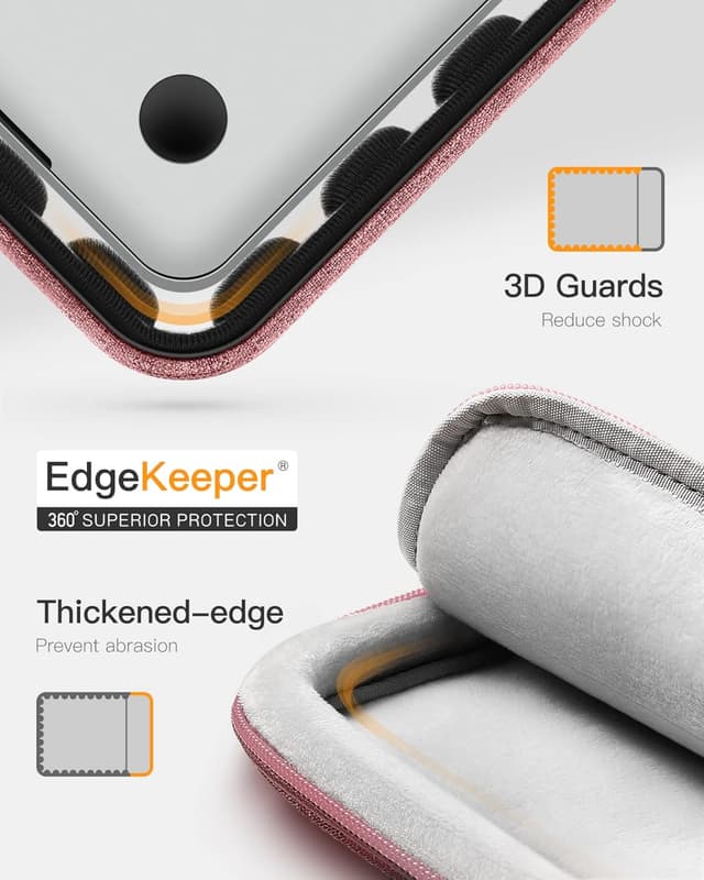 Detalle de Inateck 360° Protection 13-inch Laptop Bag Sleeve Case (with accessory bag)