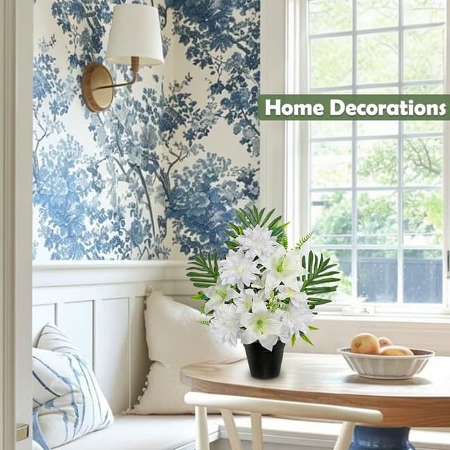 Detalle 2 de Oairse Artificial Cemetery Flowers 48cm