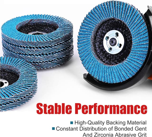 Thumbnail 2 de EZARC Flap Disc 115mm 40 Grit zirconia grinding wheel 🛠