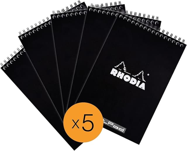 Detalle 2 de Rhodia 165039C Bloc-notes A5 punteado, 80 hojas 📓