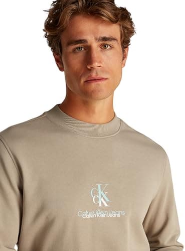 Detalle 1 de Calvin Klein Shadow Logo Sudadera Hombre XS beige