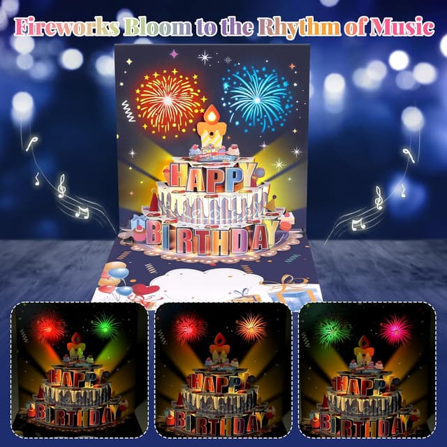 Thumbnail 3 de GlasFlength Biglietto Auguri Musicale 3D