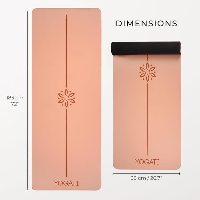 Thumbnail 5 de YOGATI Yogamatte rutschfest Naturkautschuk