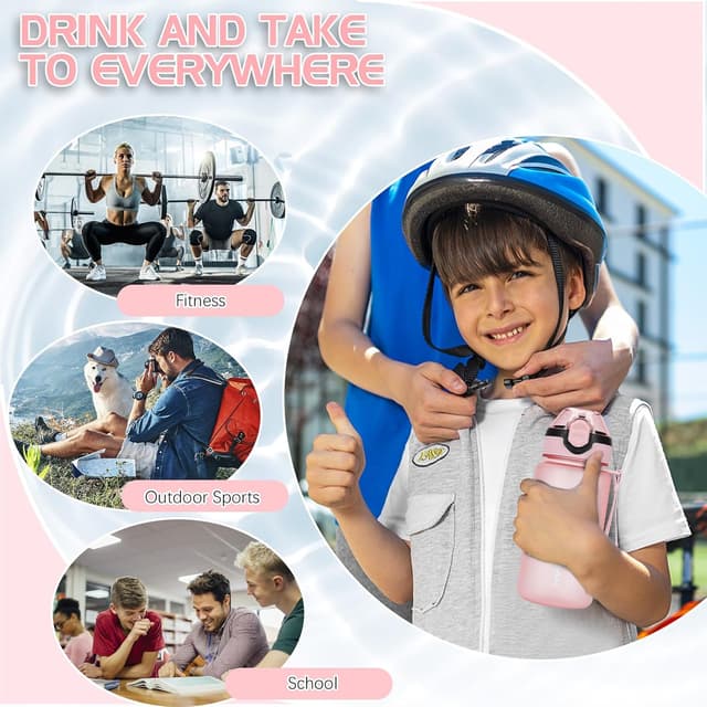 Thumbnail 6 de AOHAN 600ml Water Bottle