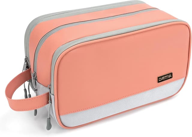 Detalle de Carttiya Trousse de toilette femme de voyage grande capacité 8,79 L imperméable et suspendue (violet)