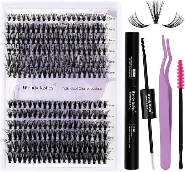 Imagen de Kit de Extensiones de Pestañas Individuales 240PCS 🎀 en OfertitasTOP