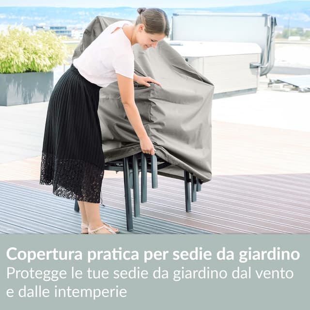 Thumbnail 3 de Chefarone Telo Copri Sedie 67x67x110 cm