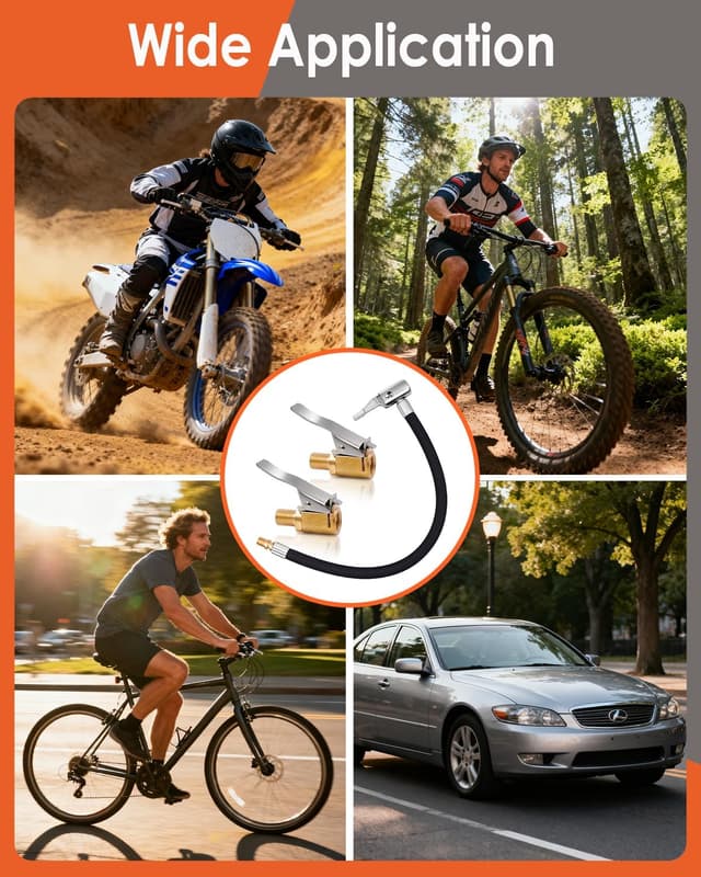 Thumbnail 6 de BUNTOR tyre inflator adapters set 8mm