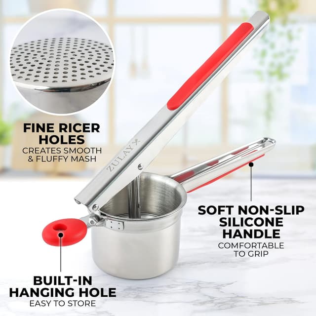 Thumbnail 5 de Zulay Kitchen 15oz Potato Ricer Mash Tool 🥔