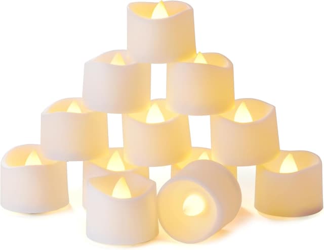 Detalle de Homemory Tea Lights with Timer 12 Pack