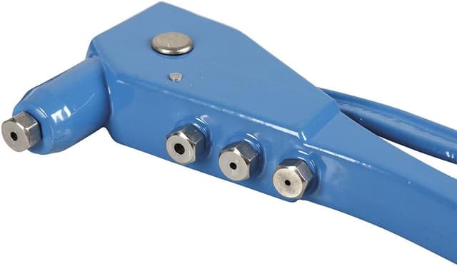 Detalle 2 de Cogex 22126 pince à riveter en coffret avec rivets assortis et 4 têtes interchangeables