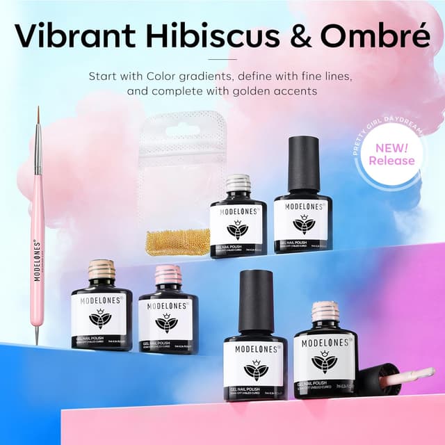 Detalle 2 de modelones Gel Nail Polish Set 6 Colors ๐