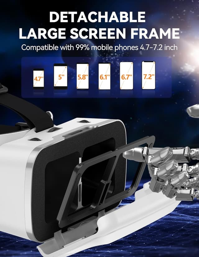 Thumbnail 5 de TECKNET VR Headset for Phone